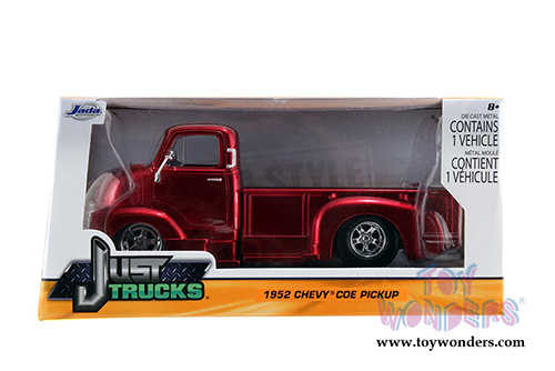 Jada Toys Just Trucks - 1952 Chevy Coe Pickup (1952, 1/24 scale diecast model car, Asstd.) 97046