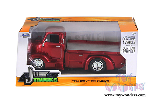 Jada Toys Just Trucks - 1952 Chevy Coe Flatbed (1952, 1/24 scale diecast model car, Asstd.) 97048