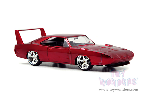 Jada Toys Fast & Furious - Dodge Charger Daytona Hardtop (1969, 1/24 scale diecast model car, Burgundy) 97060/4