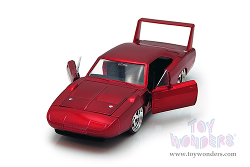 Jada Toys Fast & Furious - Dodge Charger Daytona Hardtop (1969, 1/24 scale diecast model car, Burgundy) 97060/4