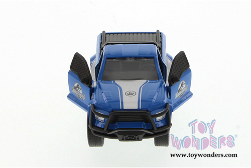Jada Toys Jurassic World - Rescue Truck (1/43 scale diecast model car, Blue) 97078