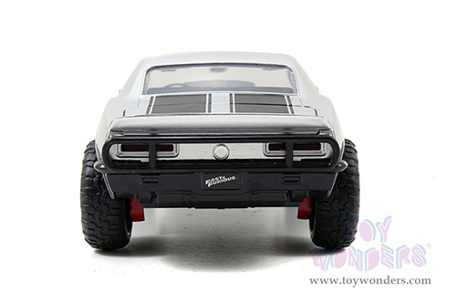 Jada Toys Fast & Furious - Roman's Chevrolet® Camaro® Z/28 Off Road (1967, 1/24 scale diecast model car, Candy Silver) 97166/4