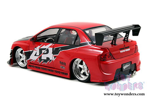 Jada Toys Fast & Furious - Sean's Mitsubishi Lancer Evolution VIII Hard Top (1/18 scale diecast model car, Red) 97179