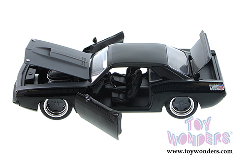 Jada Toys Fast & Furious - Letty's Plymouth Barracuda Hardtop (1/24 scale diecast model car, Black) 97195/4