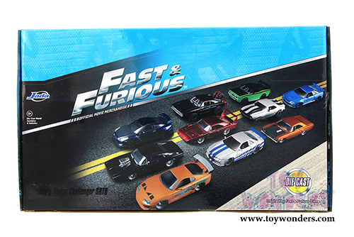 Jada Toys Fast & Furious - Letty's Dodge Challenger Off Road Hardtop (1970, 1/24 scale diecast model car, Green with Black) 97232