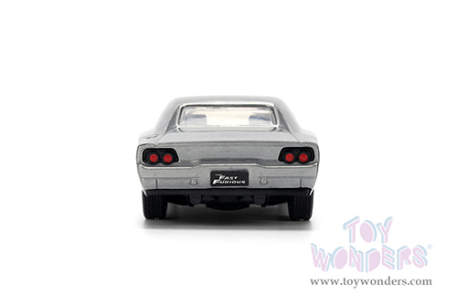 Jada Toys Fast & Furious - Dom's Dodge Charger R/T Hardtop (1/32 scale diecast model car, Bare Metal) 97350