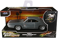 Jada Toys Fast & Furious - Dom's Dodge Charger R/T Hardtop (1/32 scale diecast model car, Bare Metal) 97350