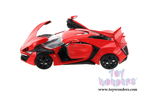 Jada Toys Fast & Furious - Lykan HyperSport Hard Top (1/24 scale diecast model car, Red) 97373