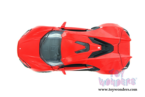 Jada Toys Fast & Furious - Lykan HyperSport Hard Top (1/24 scale diecast model car, Red) 97373
