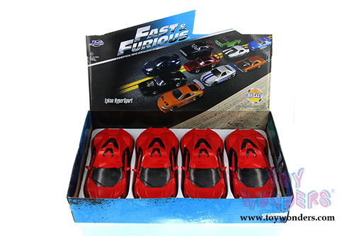Jada Toys Fast & Furious - Lykan HyperSport Hard Top (1/24 scale diecast model car, Red) 97373