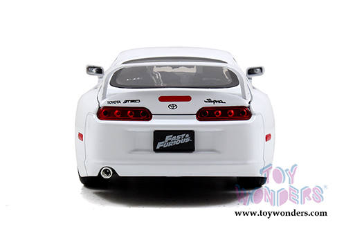 Jada Toys Fast & Furious - Brian's Toyota Supra Hardtop (1995, 1/24 scale diecast model car, White) 97375/4