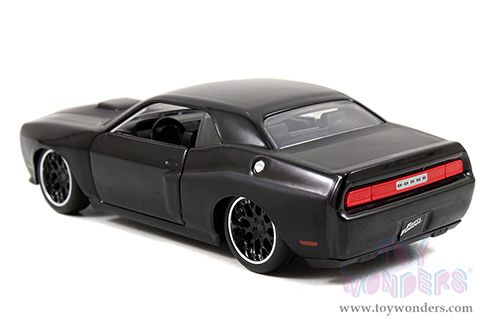 Jada Toys Fast & Furious - Dom's Dodge Challenger ST8 Hard Top (1/32 scale diecast model car, Black) 97384