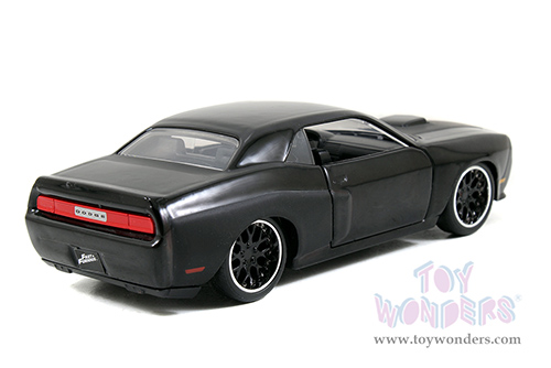 Jada Toys Fast & Furious - Dom's Dodge Challenger ST8 Hard Top (1/32 scale diecast model car, Black) 97384