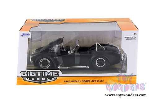 Jada Toys Bigtime Muscle - Ford Shelby Cobra 427 S/C&reg; Hard Top (1965, 1/24 scale diecast model car,  Asstd.) 97403WA1