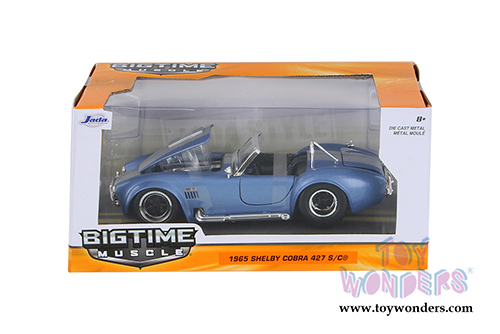 Jada Toys Bigtime Muscle - Ford Shelby Cobra 427 S/C&reg; Hard Top (1965, 1/24 scale diecast model car,  Asstd.) 97403WA1