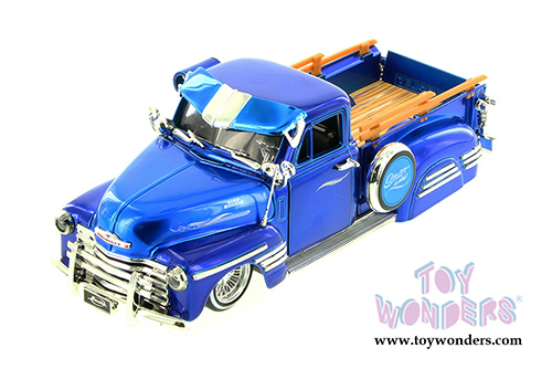 Jada Toys Bigtime Kustoms - Chevy Pickup Truck (1951, 1/24 scale diecast model car, Asstd.) 97425GW