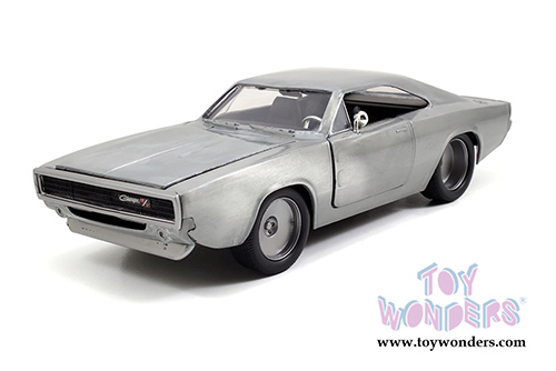 Jada Toys Fast & Furious - Twin Pack - Dom's Dodge Charger and Brian's Toyota Supra Hard Top (1/24 scale diecast model car, Asstd.) 97444