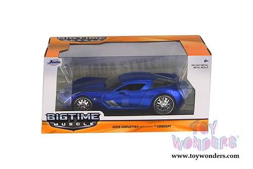 Jada Toys Bigtime Muscle - Chevy Corvette Stingray Concept Hardtop (2009, 1/24 scale diecast model car, Asstd.) 97467
