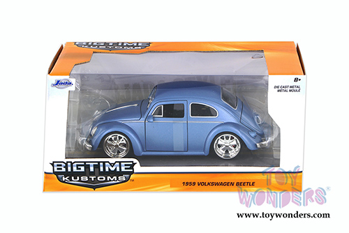 Jada Toys Bigtime Kustoms - Volkswagen Beetle Hardtop (1959, 1/24 scale diecast model car, Asstd.) 97489LJ