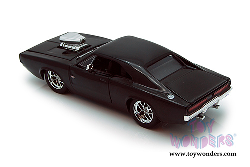 Jada Toys Fast & Furious - Twin Pack - Dom's Dodge Charger and Brian's Toyota Supra Open Top (1/24 scale diecast model car, Asstd.) 97503