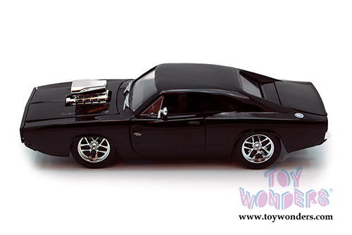 Jada Toys Fast & Furious - Twin Pack - Dom's Dodge Charger and Brian's Toyota Supra Open Top (1/24 scale diecast model car, Asstd.) 97503