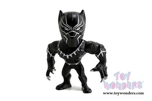 Jada Toys - Metals Die Cast | Captain America: Civil War - Black Panther Figure (4" diecast model toy, Black) 97560