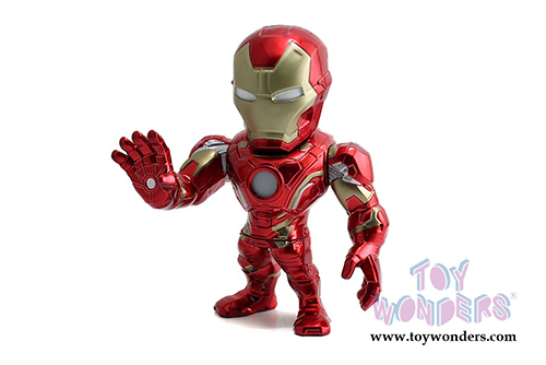 Jada Toys - Metals Die Cast | Captain America: Civil War  -  Iron Man Figure (6" diecast model toy, Red/Gold) 97564