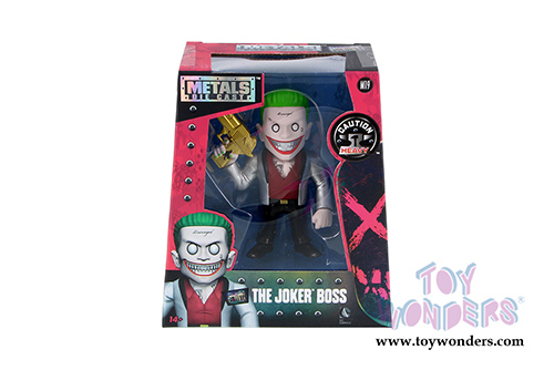 Jada Toys - Metals Die Cast | Suicide Squad - The Joker Boss (4" diecast model toy, Black/Red/Silver) 97567