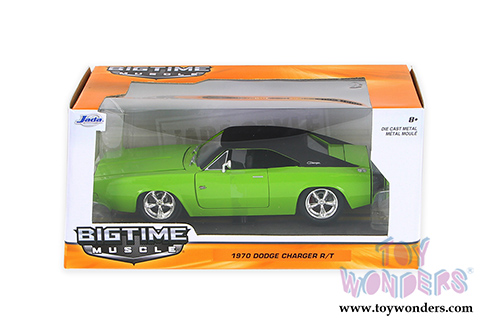 Jada Toys Bigtime Muscle - Dodge Charger R/T Hardtop (1970, 1/24 scale diecast model car, Asstd.) 97593A