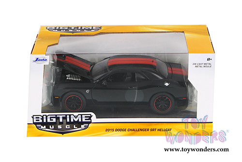 Jada Toys Bigtime Muscle - Dodge Challenger SRT Hellcat Hard Top (2015, 1/24 scale diecast model car, Asstd.) 97600