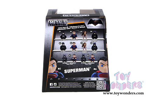 Jada Toys - Metals Die Cast | Batman v Superman - Superman Alternate Version Figure (4" diecast model toy, Blue) 97665