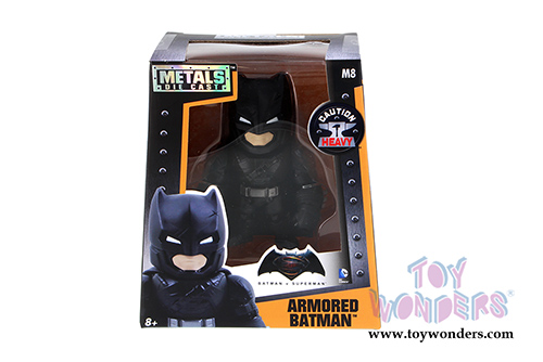 Jada Toys - Metals Die Cast | Batman v Superman - Batman Armored Alternate Version Figure (4" diecast model toy, Black) 97666