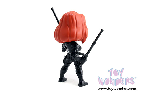 Jada Toys - Metals Die Cast | Captain America: Civil War - Black Widow Figure (4" diecast model toy, Black) 97680