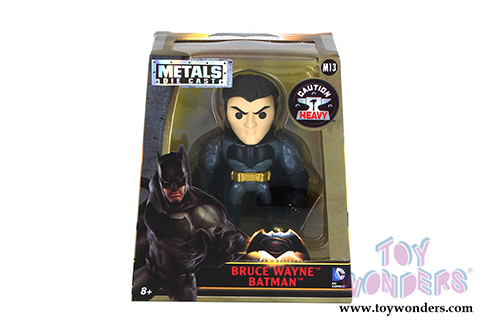 Jada Toys - Metals Die Cast | Batman vs Superman - Bruce Wayne Batman Figure (4" diecast model toy, Grey) 97706