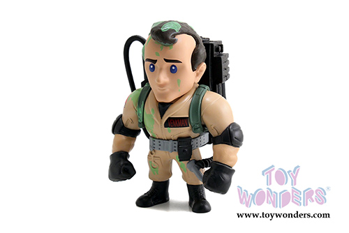 Jada Toys Ghostbusters - Slimed Peter Venkman and Slimer Twin Pack (4" diecast model toy, Khaki/Green) 97719