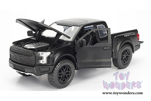 Jada Toys Just Trucks - Ford F-150 Raptor Pickup (2017, 1/24 scale diecast model car, Black) 97756