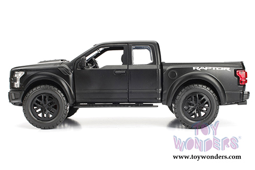 Jada Toys Just Trucks - Ford F-150 Raptor Pickup (2017, 1/24 scale diecast model car, Black) 97756