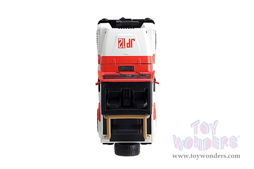 Jada Toys - Hollywood Rides | Jurassic World - Jeep® Wrangler (1992, 1/24 scale diecast model car, White/Red) 97806/4