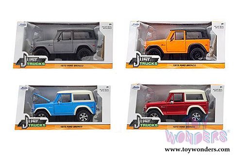 Jada Toys Just Trucks - Ford Bronco (1973, 1/24 scale diecast model car, Asstd.) 97824WA1