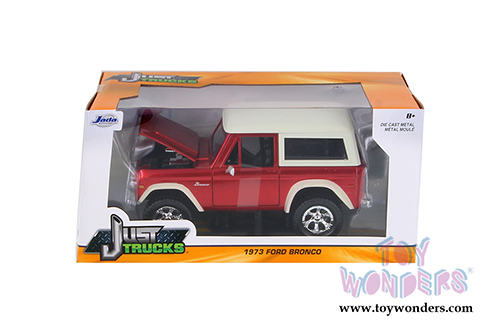 Jada Toys Just Trucks - Ford Bronco (1973, 1/24 scale diecast model car, Asstd.) 97824WA1