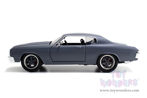Jada Toys Fast & Furious - Dom's Chevrolet® Chevelle® SS™ Hardtop (1970, 1/24 scale diecast model car, Primer Gray) 97835/4