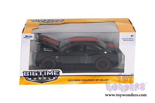 Jada Toys Bigtime Muscle - Dodge Challenger SRT Hellcat Hard Top (2015, 1/24 scale diecast model car, Asstd.) 97853WA1