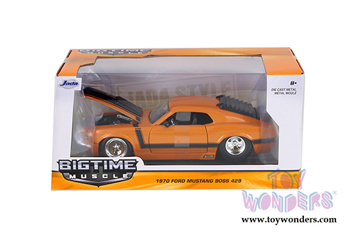Jada Toys Bigtime Muscle - Ford Mustang Boss 429 Hardtop (1970, 1/24 scale diecast model car, Asstd.) 98026WA1