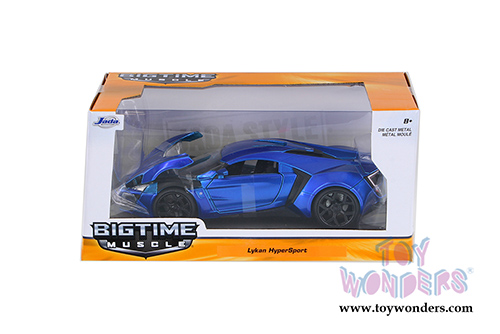 Jada Toys Bigtime Muscle - Lykan HyperSport Hardtop (1/24 scale diecast model car, Asstd.) 98028WA