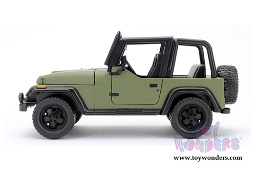 Jada Toys Just Trucks - Jeep Wrangler (1992, 1/24 scale diecast model car, Asstd.) 98084DP1