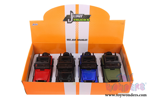 Jada Toys Just Trucks - Jeep Wrangler (1992, 1/24 scale diecast model car, Asstd.) 98084DP1