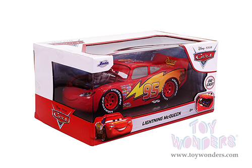 Jada Toys - Disney Pixar CARS | Lightning McQueen (1/24 diecast model toy, Red) 98099/4