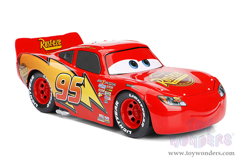 Jada Toys - Disney Pixar CARS | Lightning McQueen (1/24 diecast model toy, Red) 98099/4