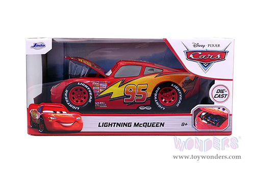 Jada Toys - Disney Pixar CARS | Lightning McQueen (1/24 diecast model toy, Red) 98099/4