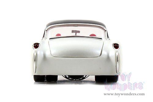 Jada Toys Bigtime Muscle - Chevrolet® Corvette® (1957, 1/24 scale diecast model car, White/Black) 98161/4